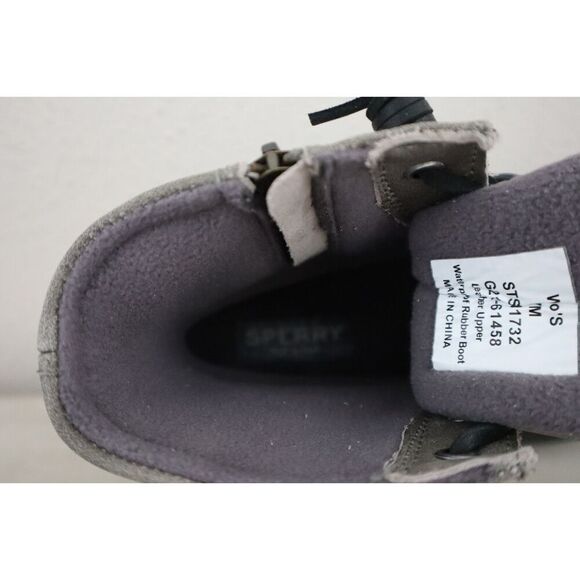 Sperry Top-Sider STS81732 Women's 7M Black/Gray Saltwater Core Duck Boots - Picture 7 of 12